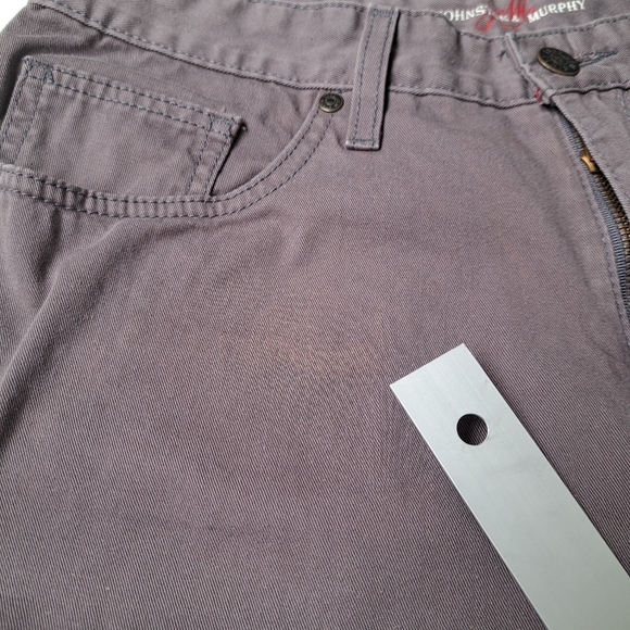 JOHNSTON MURPHY‎ est 1850 gray men's trousers size 33×30 100% cotton See Photos. - Picture 12 of 12